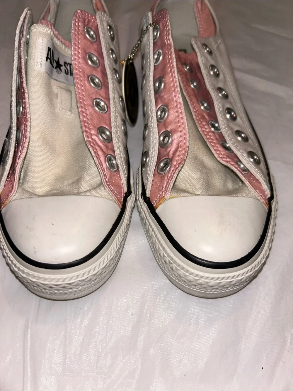 NWT *RARE* CONVERSE Double Upper Chuck Taylor All Star Low Top Sneakers - Picture 5 of 8